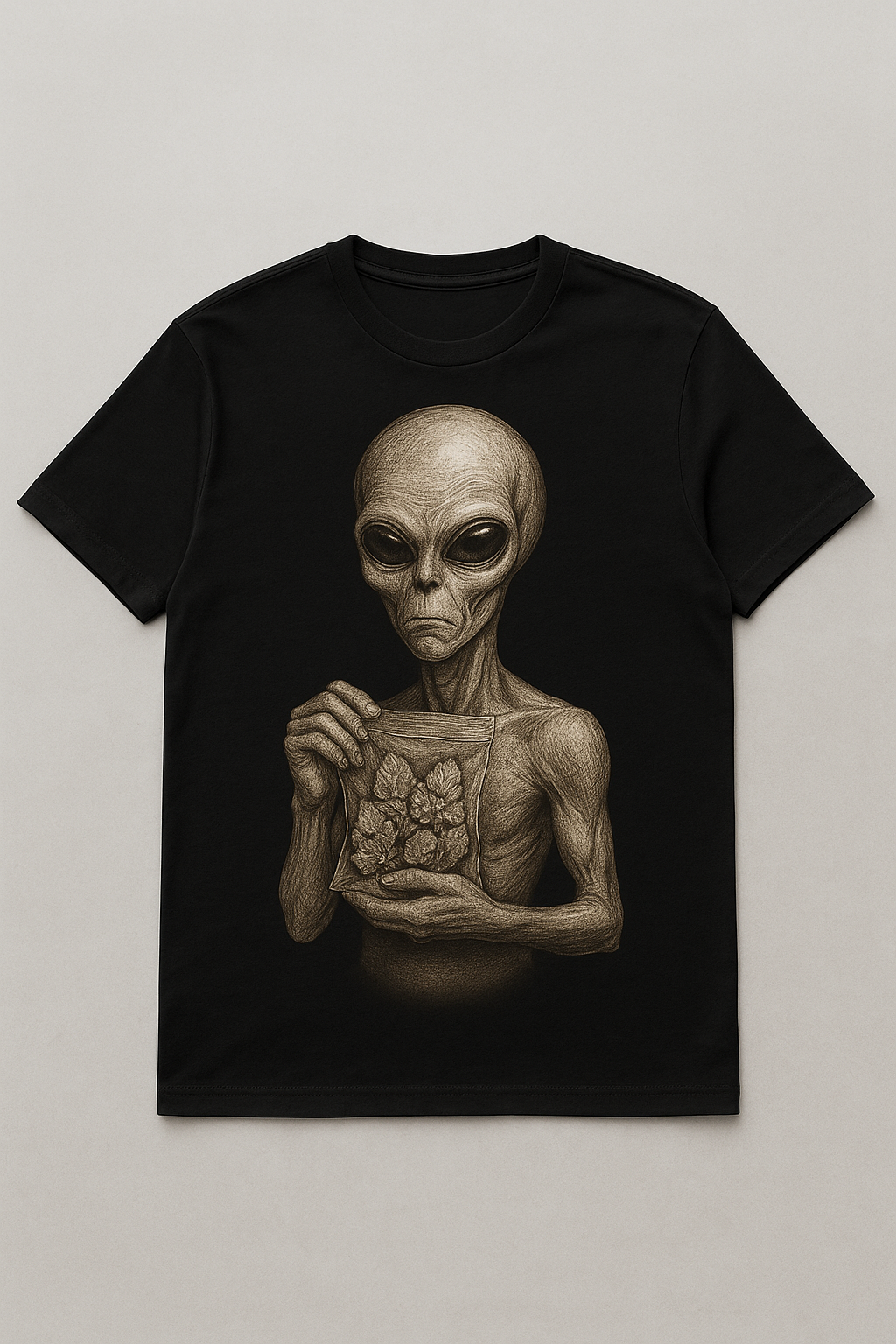 "Little Alien Bud" Tee