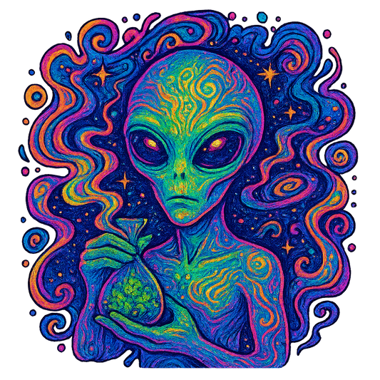 "Alien Sack" Psychedelic Tee